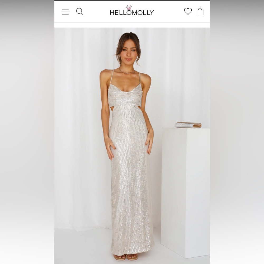 Maxi sequin dress